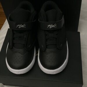 Jordan Flight Kids Black and White Sneakers